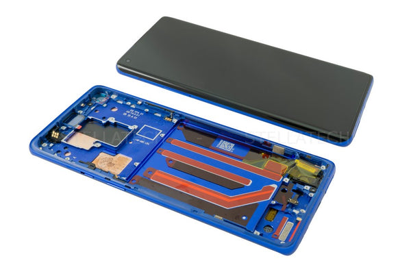 Display LCD Touchscreen + Rahmen Ultramarine Blau OnePlus 8 Pro (IN2023)