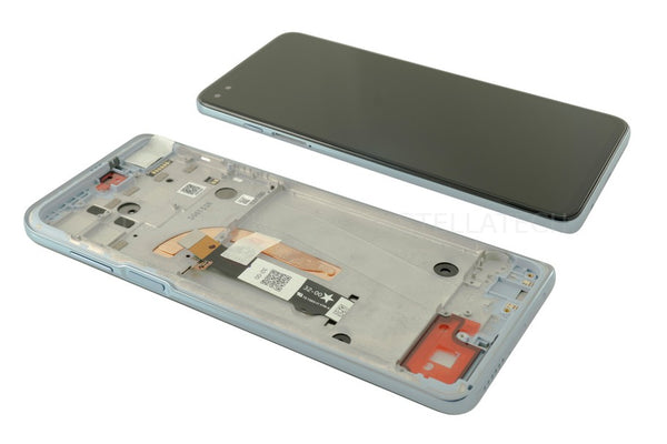 Display LCD + Touchscreen f. Iridescent Weiss Motorola Moto G100 (XT2125)