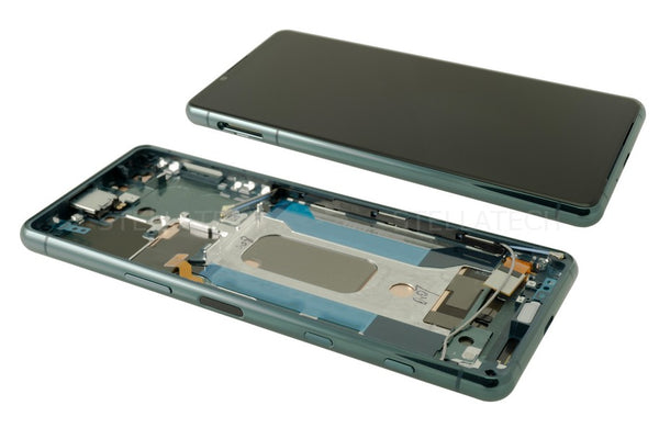 Display LCD Touchscreen + Rahmen OLED Grün Sony Xperia 5 III Dual (XQ-BQ52)
