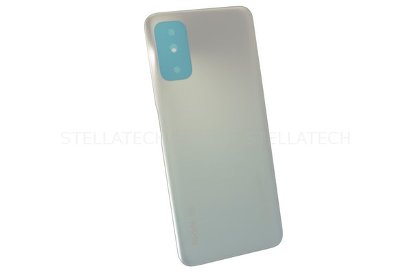 Akkudeckel / Batterie Cover Chrome Weiß Silber Xiaomi Redmi Note 10 5G (M2103K19G)