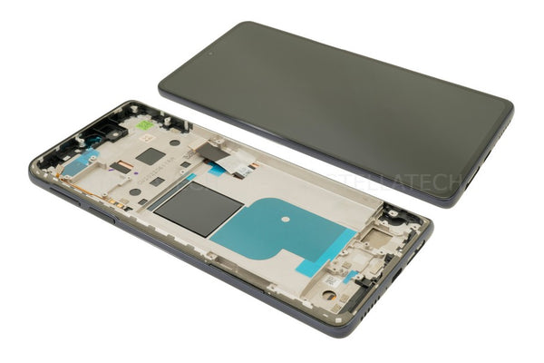 Motorola Edge 30 Pro (XT2201-1) - Display LCD Touchscreen + Frame Blue/Black