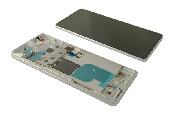 Motorola Edge 30 Pro (XT2201-1) - Display LCD Touchscreen + Frame White
