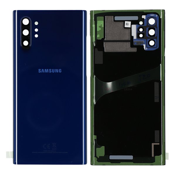 Samsung SM-N975F Galaxy Note 10+ - Battery Cover + Camera Lens Blue