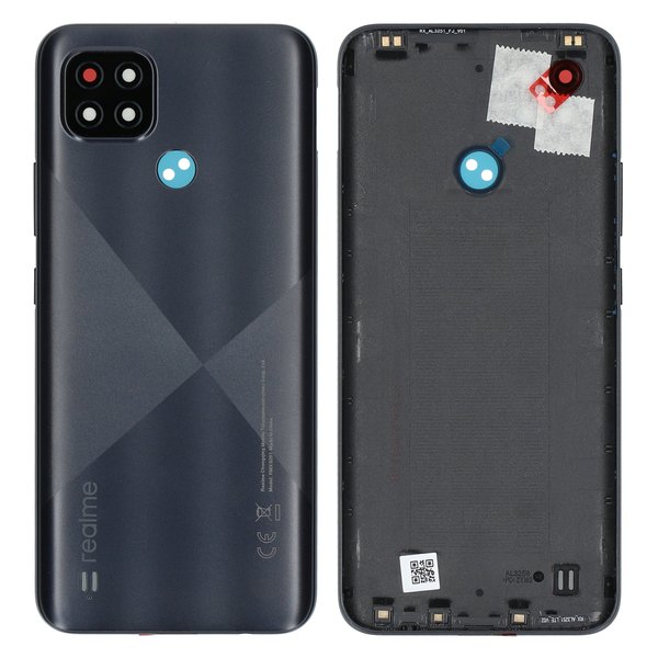 Battery Cover Realme C21 (RMX3201) Cross Black