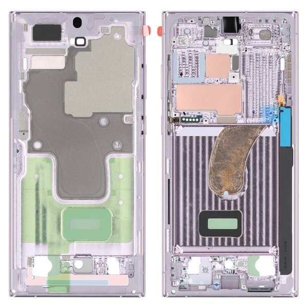 LCD Halterung / Display Rahmen Lavendel Samsung Galaxy S23 Ultra 5G (SM-S918B)