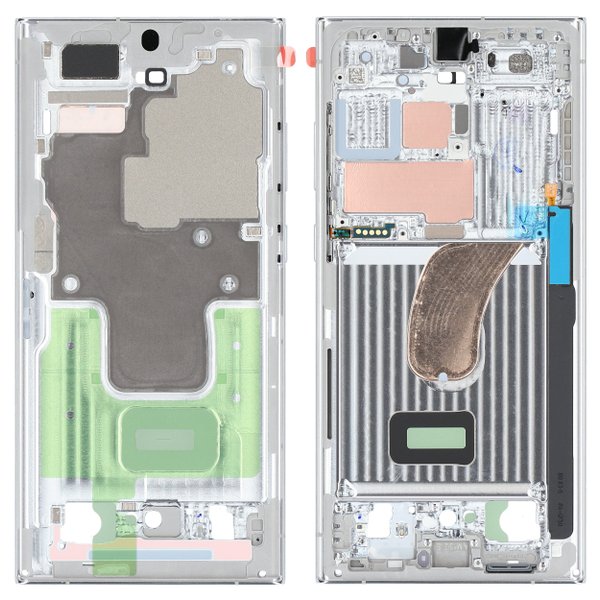 LCD Halterung / Display Rahmen Sky Blau Samsung Galaxy S23 Ultra 5G (SM-S918B)