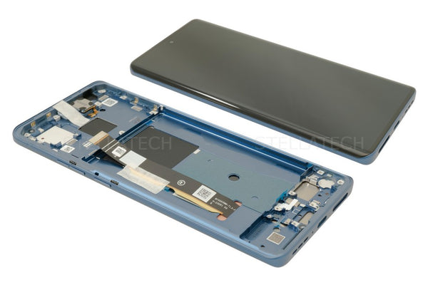 Motorola Edge 40 (XT2303) - Display LCD Touchscreen + Frame Blue