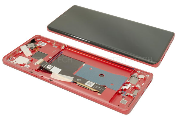 Motorola Edge 40 (XT2303) - Display LCD Touchscreen + Frame Red