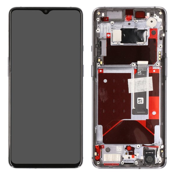 Display LCD + Touchscreen Frosted Silber OnePlus 7T (HD1903)