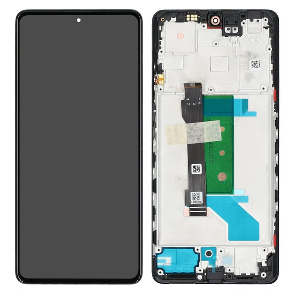 Display LCD Touchscreen + Rahmen Schwarz/Grau Xiaomi Redmi Note 12 Pro+ 5G (22101316UCP)